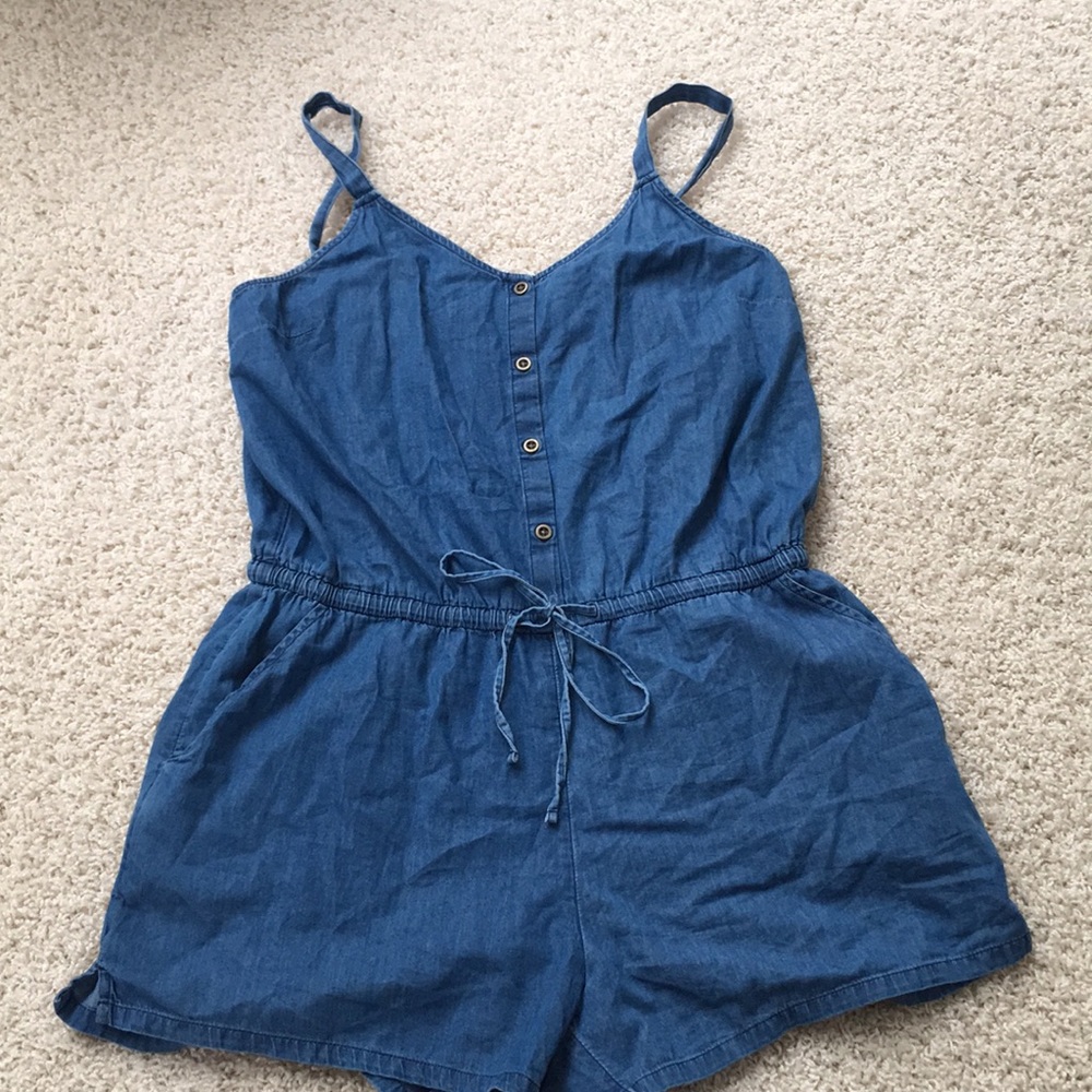 Gap Denim Romper Medium